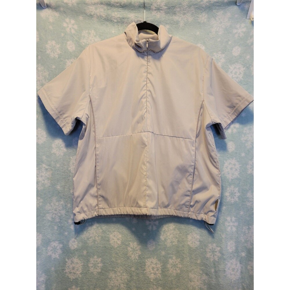 Weatherproof Garment Co Mens Medium Short Sleeve Pullover Golf Jacket 1/2 Zip